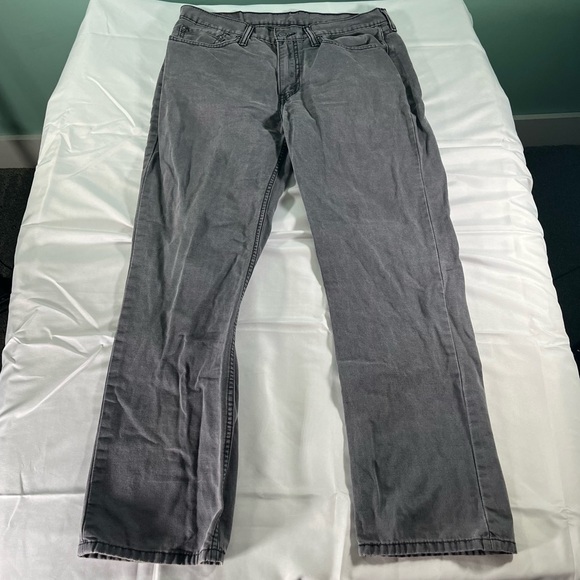 LEVI’S 514 Gray Jeans Men’s Size 33x30 Gray Denim Pants - Picture 1 of 11